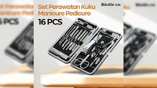 Pratinjau video produk Biutte.co Set Perawatan Kuku Nail Art Manicure Pedicure 16in1 - MJ1096-01