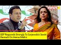 BJP MP hits back | After Surjewala’s Sexist Remark On Hema Malini | NewsX
