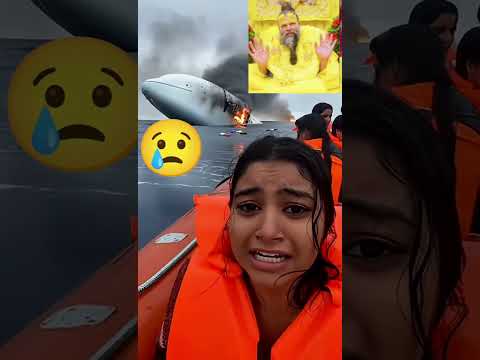 समुद्र में प्लेन क्रैश 😱😱