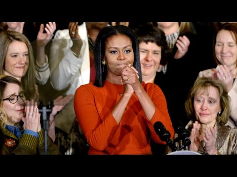 Michelle Obama Makes Final Emotional Speech as First Lady