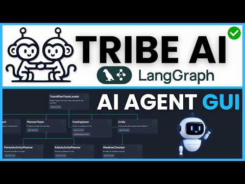 FREE Tribe AI Open Source RAG AI Agent GUI Builder!🤖 Self Hosted LangGraph + Ollama + Web Search