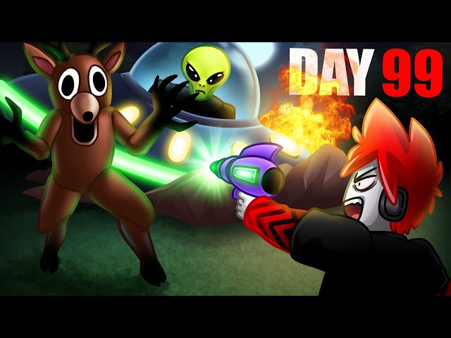 Roblox : 99 Nights in the Forest #4 👽 เอาชีวิตรอดจากทั้งเอเลี่ยน และ พี่กวางตาโต 99 วัน !!!