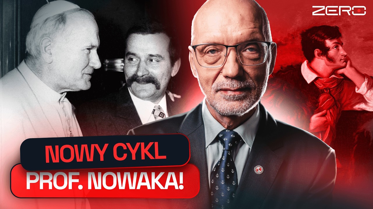 WAŁĘSA BOHATEREM, JAN PAWEŁ II ANTYBOHATEREM? PROF. NOWAK ZAPRASZA NA NOWY CYKL