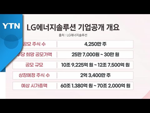 '주문금액만 1경 원' LG엔솔...뿔난 LG화학 소액주주들 / YTN