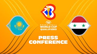 Квалификация на Кубок Мира 2023 - 1-й раунд: Послематчевая пресс-конференция - Казахстан vs Сирия