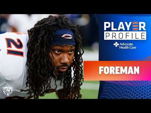 D'Onta Foreman | Player Profile | Chicago Bears video clip