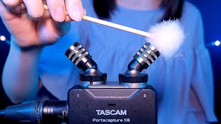 ASMR あなたの耳をふわふわふー #3 梵天、吐息、オノマトペ / TASCAM Portacapture X6 / 囁き声