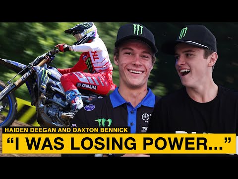 I was losing power... | Haiden Deegan and Daxton Bennick on Unadilla