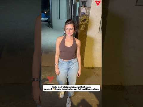 Ridhi Dogra late night casual look mein spotted #RidhiDogra #spotted