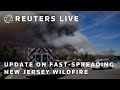 LIVE: New Jersey officials give update on Jones Road Wildfire