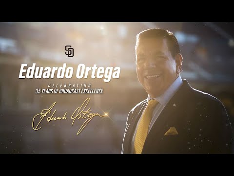 Celebrating Eduardo Ortega's 35 years as Spanish voice of the Padres video clip