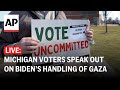 Michigan primary 2024 LIVE: Democrats who voted ‘uncommitted’ speak out on Biden’s handling of Gaza
