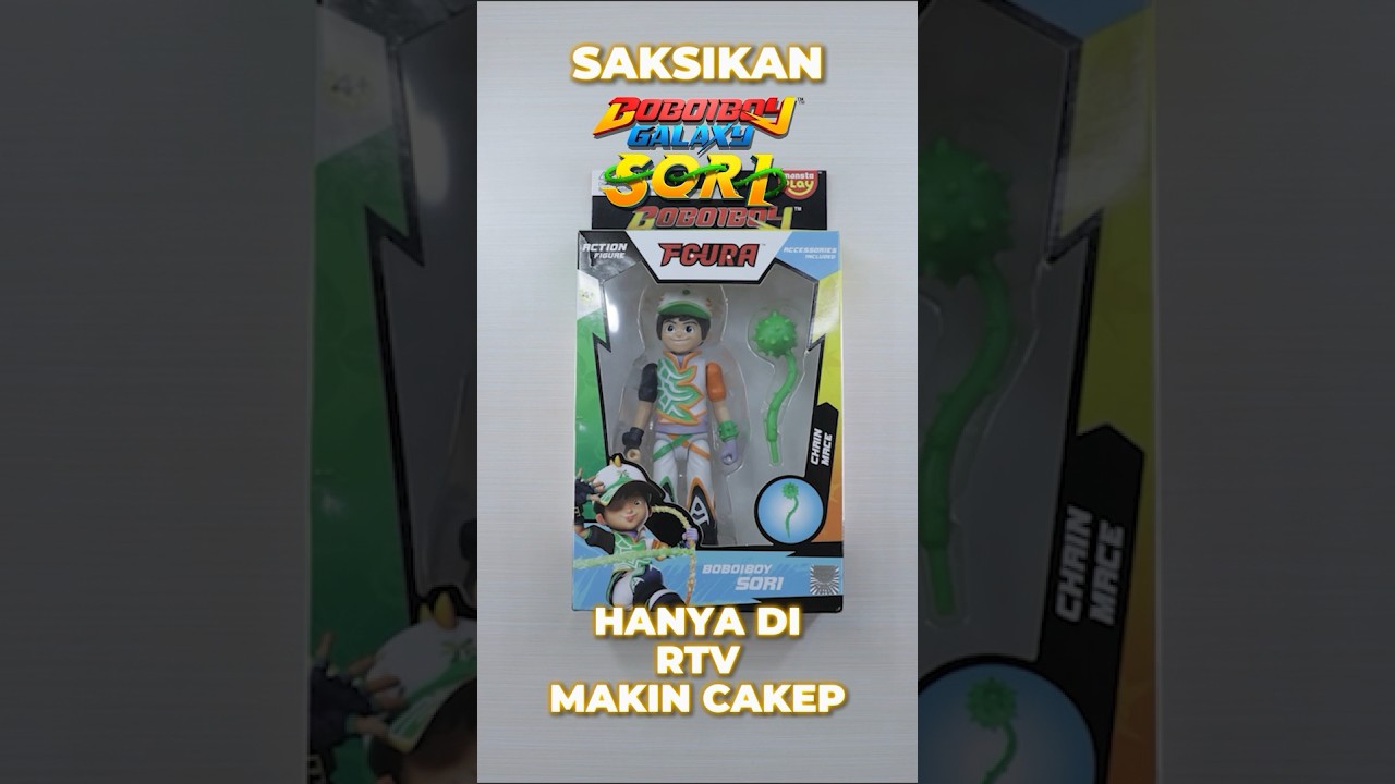 Bongkar Action Figure Boboiboy Yuk!! #boboiboysori #rtvdigital #shorts