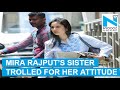 Mira Rajput’s sister trolled for showing attitude to media