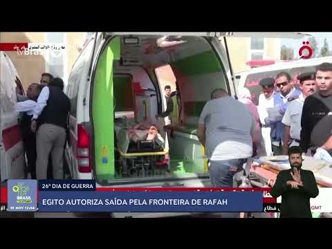 Egito abre fronteira com a Faixa de Gaza; pessoas começam a deixar zona de guerra