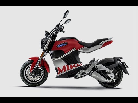 SunRa Miku Super 3kw 50mph Electric Motorcycle Static Review & Comparison: Green-Mopeds