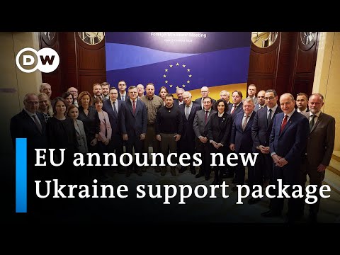 EU pledges lasting support for Ukraine at Kyiv talks | DW News