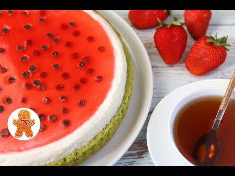 Торт Пирог Арбуз ✧ Watermelon Cake