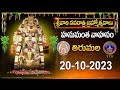 Srivari Navarathri Brahmotsavalu || HanumanthVahanam  ||Tirumala || 20-10-2023 | SVBCTTD