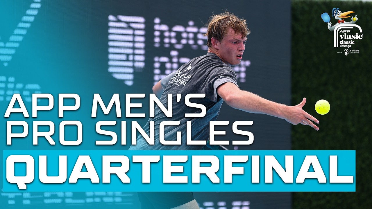 Powerful Lefties Meet in the APP Men's Pro Singles Quarterfinal | Jayden Broderick vs. Ryler DeHeart