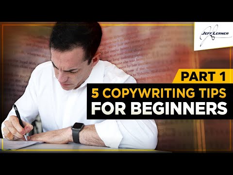 How to become a High Paid Copywriter Part 1 - 5 Copywriting Tips For Beginners