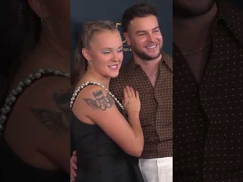 JoJo Siwa and Chris Hughes Smooch On Red Carpet!