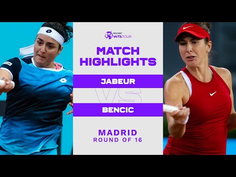 Ons Jabeur vs. Belinda Bencic | 2022 Madrid Round of 16 | WTA Match Highlights