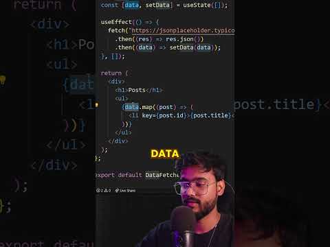 Fetching APIs in React JS 🔥🔥