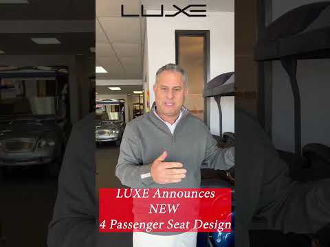 FAQ Fridays - NEW 4 Passenger Seat Design for 2 Seater Golf Cars - LUXE Jason 760-408-0139 #shorts