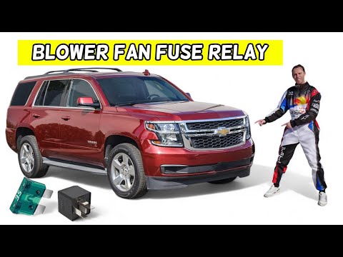 CHEVROLET TAHOE SUBURBAN BLOWER MOTOR FAN FUSE RELAY LOCATION REPLACEMENT 2015 2016 2017 2018 2019 2