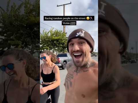 Racing Random People On The Street 😅🏃🏻♂️➡️ Victim #199