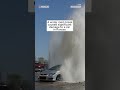 A water main break caused significant damage to a car in Kansas  - 00:22 min - News - Video
