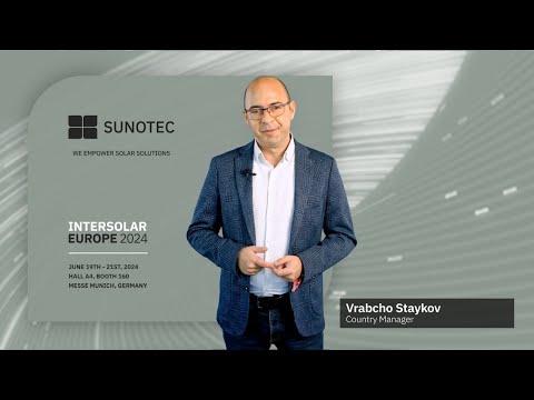 Visit us at Intersolar Europe 2024: Vrabcho Staykov