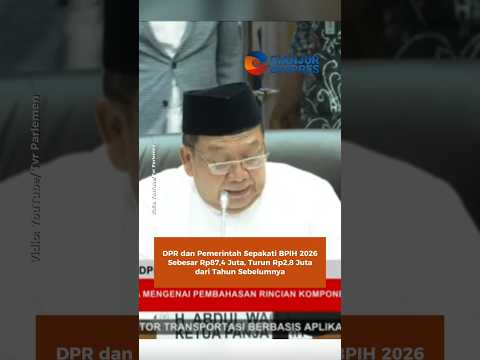 DPR dan Pemerintah Sepakati BPIH 2026 Sebesar Rp87,4 Juta, Turun Rp2,8 Juta dari Tahun Sebelumnya