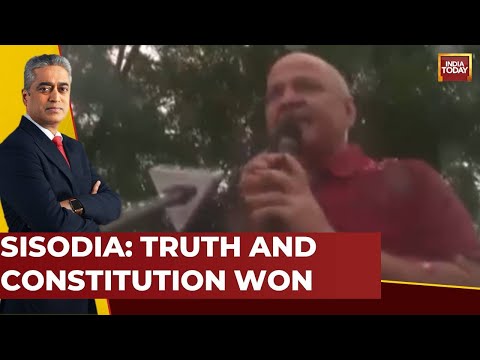 'Truth & Constitution Won', Says Manish Sisodia As He Walks Out Of Tihar Jail | Rajdeep Sardesai