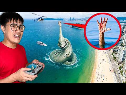 DRONE MEREKAM HAND SEA MONSTER DI LAUT INDONESIA!