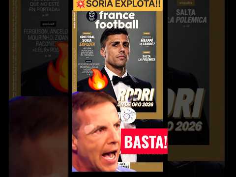🔥 CRISTÓBAL SORIA EXPLOTA: «¡ES UNA VERGÜENZA!» 😳🏆