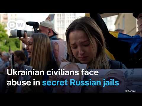 EU to condemn Russia’s detention and abuse of Ukrainian civilians in secret prisons | DW News