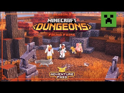 Minecraft Dungeons: ファウナ フェア アドベンチャー パス 公式トレーラー