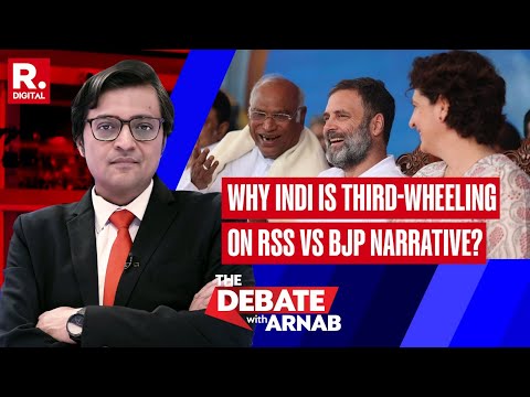 Why INDI Is Trying To Make Mohan Bhagwat Into Next Vajpayee, Asks Arnab On The Debate