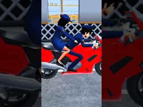 police officer vs yuta aida 😱🚨🔥 #sakuraschoolsimulator #policeofficer #thief #gaming