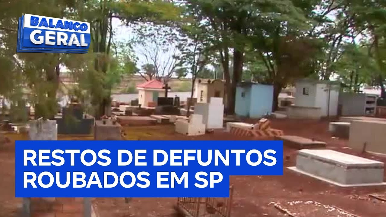 Restos mortais de defuntos são desenterrados de túmulos e roubados de cemitério em Jardinópolis (SP)