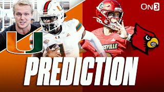 Miami Hurricanes vs Louisville Cardinals PREDICTION & Preview | Mario Cristobal vs Jeff Brohm