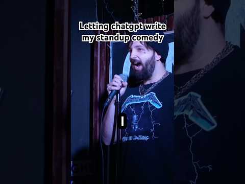Thrown Offstage! ChatGPT wrote my comedy set #comedy #funny