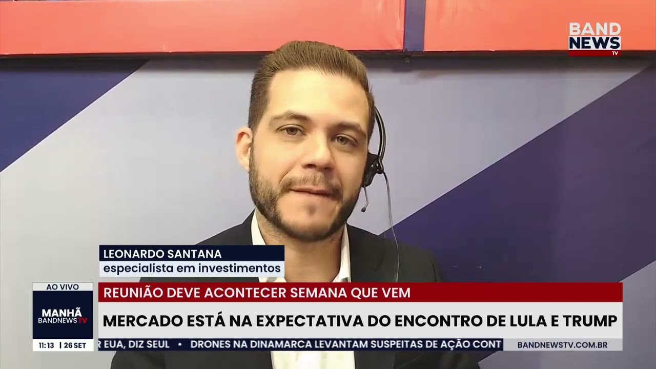 Mercado está na expectativa do encontro de Lula e Trump | BandNewsTV