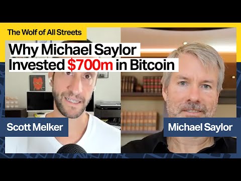 Why Michael Saylor Invested 700M Dollars In Bitcoin