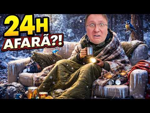 ⏰ 24 de ORE pe CANAPEA afară 🛌