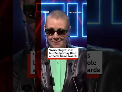 Karen Dunbar wins Best Supporting Role at Bafta Game Awards. #Baftas #Gaming #BBCNews