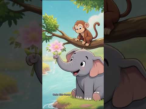 "Size Doesn’t Matter! 🐒💞🐘 The Friendship That Melted Hearts 💖"