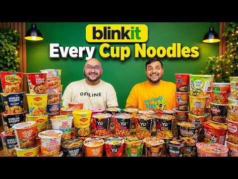 We Tried Every Cup Noodle Available On Blinkit | Viwa Food World
